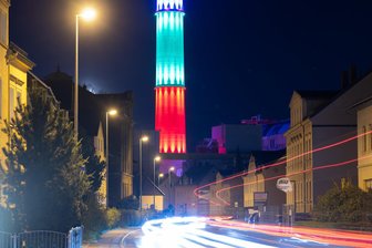 Knapp 500 Teilnehmer bei Fotowettbewerb zu Chemnitzer Esse - Seit Januar 2024 raucht die Chemnitzer Esse nicht mehr, ein Hingucker bleibt sie trotzdem.