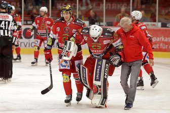 Knöchelverletzung erfordert Geduld: So geht es Eispiraten-Keeper Oleg Shilin - Eine Verletzung am rechten Knöchel zwingt Torhüter Oleg Shilin seit mehr als drei Wochen zur Pause.
