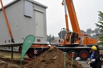 Knotenpunkte für schnelles Internet aufgebaut - Zwei dieser Hauptverteilerpunkte wurden installiert. 