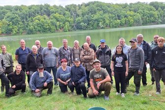 Koberbachpokal 2025: Wenn Angler nicht fischen, sondern zielen - Mitglieder des Crimmitschauer Anglervereins an der Koberbachtalsperre in Werdau.