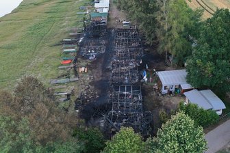 Ein Bild der Verwüstung bot sich auf einem Teil des Campingplatzes an der Koberbachtalsperre.