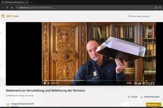 „Königreich“ ohne König: Peter Fitzek droht Haft - Steht die Reichbürgerbewegung in Mittelsachsen damit vor dem Aus? - In einem Internetvideo äußert sich Peter Fitzek zur gescheiterten Revision. Er kündigt an, gegen seine Verurteilung weiter vorzugehen.