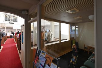 Königshain-Wiederau: So sieht die Family-Lounge in der Kirche aus - So sieht die Family-Lounge der Königshainer Kirche aus.