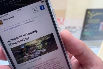 Können Glauchauer Dreckecken bald via Handy melden? - In Glauchau sollen Mängel künftig digital ans Rathaus gemeldet werden können. In Leipzig passiert das schon mit einem Mängelmelder.