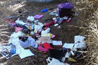 Koffer im Zug zwischen Chemnitz und Leipzig gestohlen - Der Koffer war durchwühlt und in der Nähe des Burgstädter Bahnhofs zurückgelassen worden.