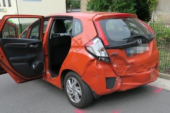 Kollision an Ausfahrt -