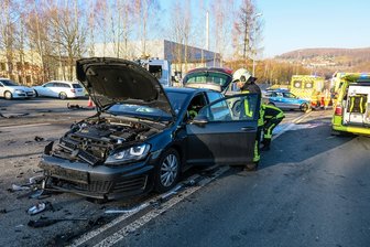 Kollision auf dem Becherweg - zwei Verletzte - 