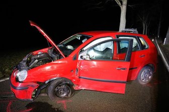 Kollision auf S 203 - zwei Verletzte -