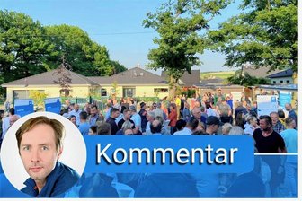 Kommentar zu Windkraft-Einwohnerversammlung in Euba: Auftakt verspielt - Viel Andrang bei der Einwohnerversammlung in Euba.