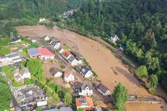 Der Eifel-Ort Schuld ist durch das Hochwasser besonders stark betroffen.