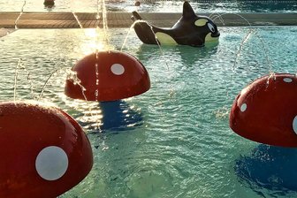 Kommentar zur Preiserhöhung im Freibad Hainichen: Familienfreundlich ist das nicht - Das Kleinkinderbecken im Freibad Hainichen.