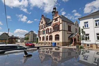Kommunalwahl: 30 Bewerber in Oberlungwitz - Im Rathaus von Oberlungwitz stellt momentan die CDU die größte Fraktion des Stadtrats.