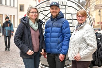Kommunalwahl: Mit diesem Team will „Freiberg für alle“ erstmals in den Stadtrat einziehen - Bei „Freiberg für alle“ sind unter anderem Constance Bornkampf, Alexander Nattke und Jana Pinka aktiv (v. l.).