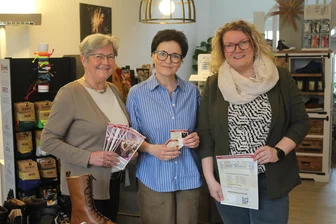 Komturhof-Förderverein in Plauen wählt neuen Vorstand - Sabine Schumann ist neu im Vereinsvorstand – mit Jeanette Uhlig und Claudia Wolfram (von links).