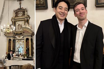 Konzert in der Freiberger Annenkapelle: Eine Winterdepression zum Verlieben - Beomseok Choi und Joaquim Font in der Freiberger Annenkapelle.