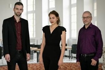 Konzert in der Orangerie - Mezzosopranistin Marlen Bieber, Bassbariton Felix Rohleder und Dan Ratiu treten am Sonntag in Lichtenwalde auf. 
