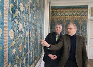 Bürgermeister Tino Kögler und Freundeskreisvorsitzender Karl Weiß