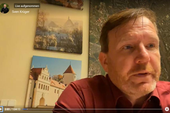 Krügers Hoffnung auf Freiberger Christmarkt erloschen - Via Facebook-Live-Chat lud OB Sven Krüger zum digitalen Bürgerdialog ein.