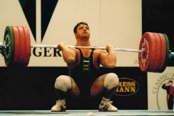 Kraftsportler mit Heimatliebe - Bei der Europameisterschaft im norwegischen Stavanger gewann Ringo Goßmann 1996 die Bronzemedaille im Mittelgewicht. Es war sein größter Erfolg.
