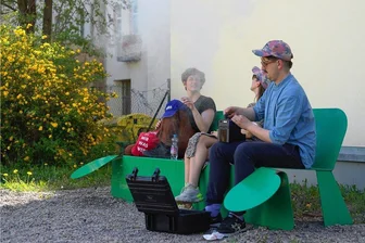 Kreative machen Sonnenberg zum Ausstellungsraum für Kunst - Das "PARA Kollektiv" aus Frankfurt am Main forscht zum Thema Rauch.