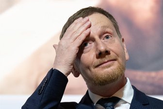 Kretschmer mit 89,4 Prozent als CDU-Landesvorsitzender bestätigt - Als CDU-Landesvorsitzender in Sachsen bestätigt: Ministerpräsident Michael Kretschmer. 