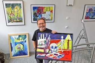 Künstler Volker Bokum stellt in Werdau aus - Personalausstellungen hatte Volker Bokum zuletzt in Wolkenstein und Hohenstein-Ernstthal.