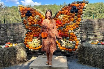 Kürbis-Ausstellungen in Oskarshausen, Karls Erlebnisdorf und Schloss Lichtenwalde: Wo lohnt sich der Besuch zu Halloween? - In Oskarshausen in Freital kann jeder und jede ein Schmetterling sein.