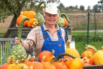 "Kürbis Egon" steht am Tor - 