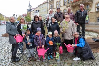 Kürbiszauber in Werdau: Kitas freuen sich über Geschenke - Es gab Geschenke für die Kitas.