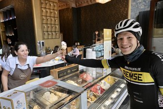 „Kugel Maps“: Chemnitzer plant Sportevent für Fahrradfahrer und Gourmets - Christian Helbig nimmt auch längere Distanzen auf sich, um an einen gute Kugel Eis zu kommen.