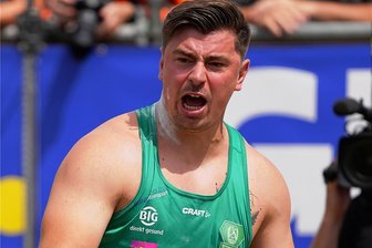 Kugelstoßer David Storl hält Herausforderer in Schach - Gut gebrüllt: David Storl musste für den Sieg richtig kämpfen. 