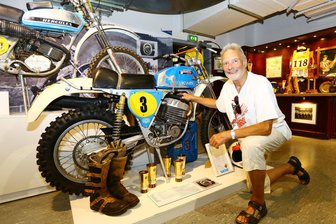 Kultmaschine von 1976 findet neues Zuhause im Zschopauer Enduro-Museum - Das Motorrad mit dem Kurt Fischer bei der Sechstagefahrt 1976 eine FIM-Goldmedaille einfuhr, ist der einzig noch original erhaltene Prototyp einer Hercules Wankel GS von 1976.