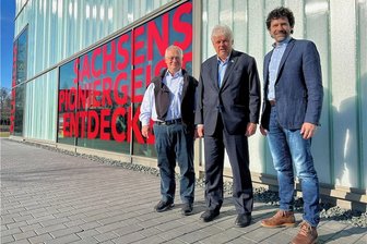 Kulturhauptstadt Chemnitz 2025: Frankenberg gibt grünes Licht für Tourismusprojekt TexTour - Thomas Firmenich, Dieter Greysinger und Raik Schubert (v. l.) aus Frankenberg, Hainichen und Niederwiesa.