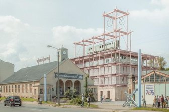 Kulturhauptstadt: Vom Straßenbahndepot zum Garagencampus - Aus Holz und wieder abbaubar: So könnte der Garagencampus aussehen. Die Verantwortlichen suchen noch nach einer Finanzierung.
