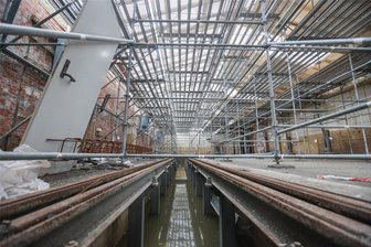 Kulturhauptstadt: Was hinter dem neuen Förderprogramm „Euja“ für Chemnitz steckt - Aktionen im Garagencampus, dessen Sanierung vorangeht, gehören zum kommunalen Anteil des Euja-Programms.