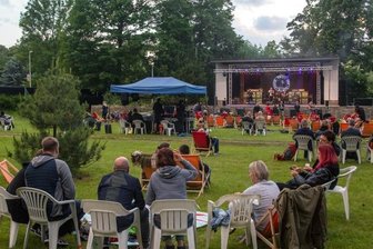 Kultursommer: Glauchau setzt auf kleinere Events - Zum Picknick-Konzert kamen im Juni vergangenen Jahres etwa 200 Besucher. Damals gab es noch Corona-Beschränkungen. 