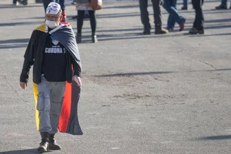 Kundgebung gegen Corona-Maßnahmen in Annaberg -