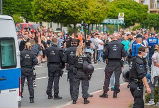 Kundgebung in Schwarzenberg nach einer halben Stunde abgebrochen -