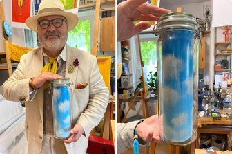 Kunst in der Röhre: Was von Lichtblau aus Niederwiesa noch in Chemnitz zu sehen ist - Künstler Lichtblau aus Niederwiesa zeigt hier „Die Kunst der Konversation“.