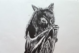 Kunstpreis: Jugendliche setzen Achtungszeichen - Henriette Kastners Flughund mit dem Titel "Beobachter.