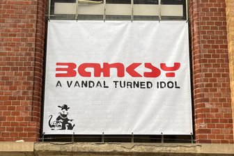 Kunstwerk aus Banksy-Ausstellung in Chemnitz gestohlen - Aus der Banksy-Ausstellung wurde ein Kunstwerk gestohlen.