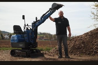Kurios: Aldi, Norma & Co. verkaufen jetzt auch einen echten Bagger - Ein kompakter Mini-Bagger: In diesem Youtube-Video erklärt der Hersteller Scheppach, was das Gerät kann.