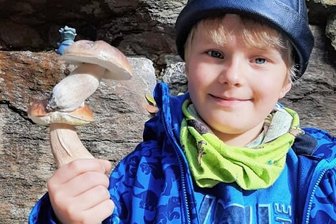 Kurioser Fund bei Frohnau: Clemens und der Doppelpilz -