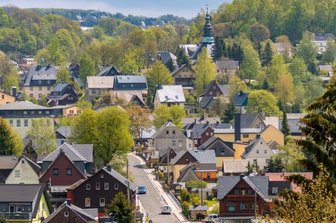Ein Blick auf das Spielzeugdorf Seiffen (Archivfoto).