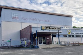 Kurt-Helbig-Sporthalle in Plauen soll saniert werden - Die Stadt möchte für die Sanierung der Helbig-Halle eine Förderung nutzen und hofft auf zeitnahe Sanierung.