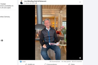 Kurz und knackig: Jens Weißflog feiert mit Neujahrsansprache Erfolg im Internet - Per Video hält Jens Weißflog eine besondere Neujahrsansprache.