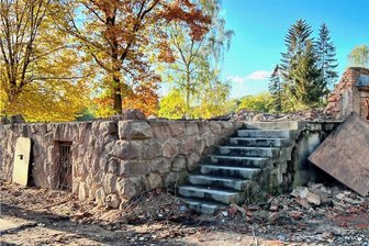 KZ Sachsenburg: Nur noch Reste der ehemaligen Kommandantenvilla in Frankenberg stehen -