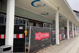 L‘Osteria startet mit großer Eröffnungsfeier Mitte Februar in Chemnitz - Die Baustelle von L'Osteria am Rosenhof ist derzeit abgesperrt.