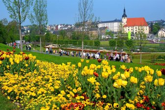 Landesgartenschau in Reichenbach von 2009 wird lebendig - Eindruck von der 5. Sächsischen Landesgartenschau 2009 in Reichenbach.