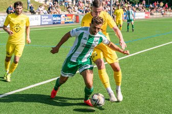 Landesliga-Auftakt: Thalheimer Fußballer ohne Chance bei effizienten Chemnitzern - Robert Nitzsche erzielte den Ehrentreffer für den SV Tanne.